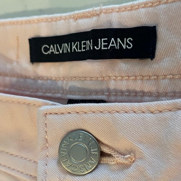 Calvin Klein Jeans Casual 5 Pocket Cotton Jeans Soft Bubblegum Pink Sz 4 - Picture 7 of 10